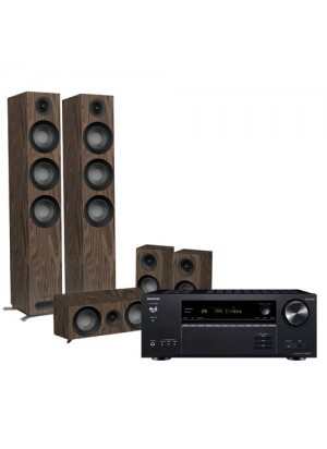 Opinie- Recenzja -Kino domowe ONKYO TX-RN6100B + JAMO S-809 HCS 5.0 Orzech